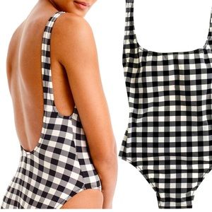 J Crew Scoopback One piece Swimsuit